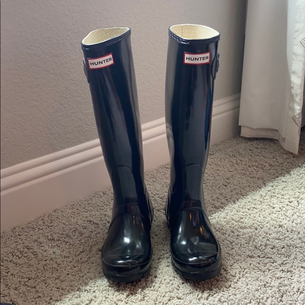 Hunter boots, rain boot, tall